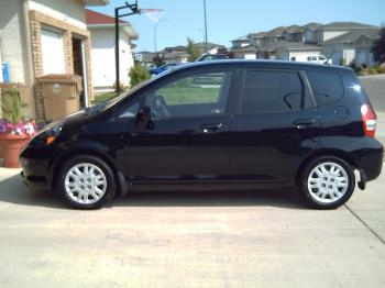 2008 Honda Fit Sport, Black, low km, $15,500 obo